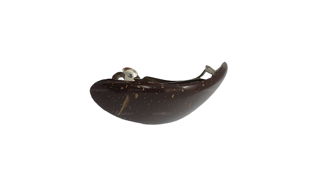 Coconut Shell Hair Clip (Design E)