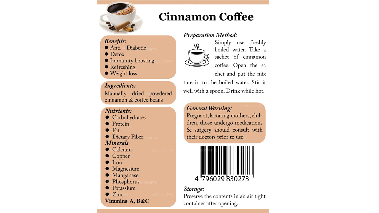 Lifetone Cinnamon Coffee (40g)