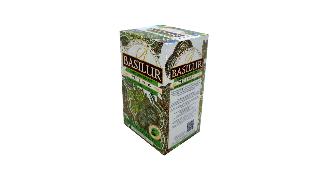 Чай Basilur «Белая луна» с молоком (37,5 г) 25 пакетиков