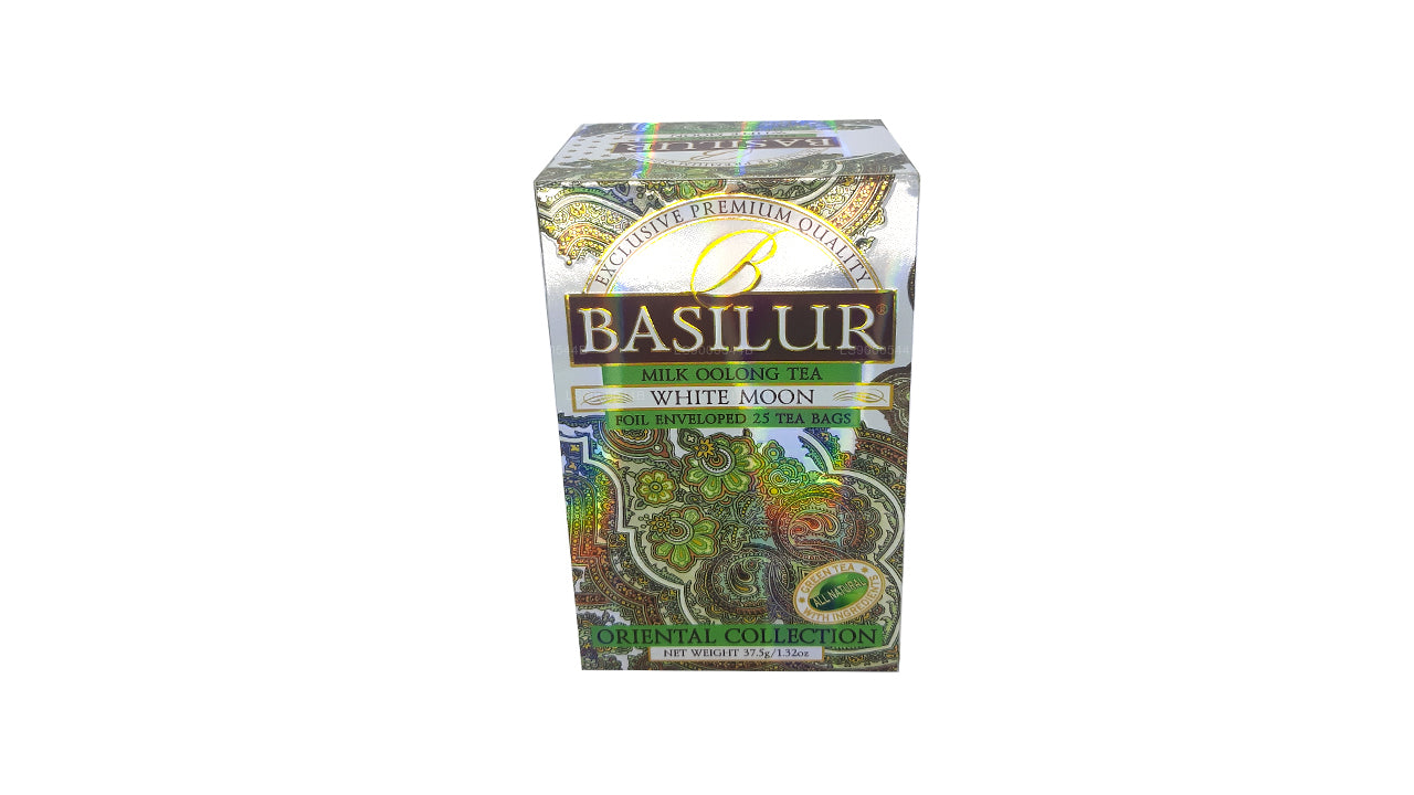 Чай Basilur «Белая луна» с молоком (37,5 г) 25 пакетиков