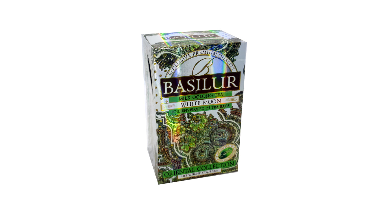 Чай Basilur «Белая луна» с молоком (37,5 г) 25 пакетиков