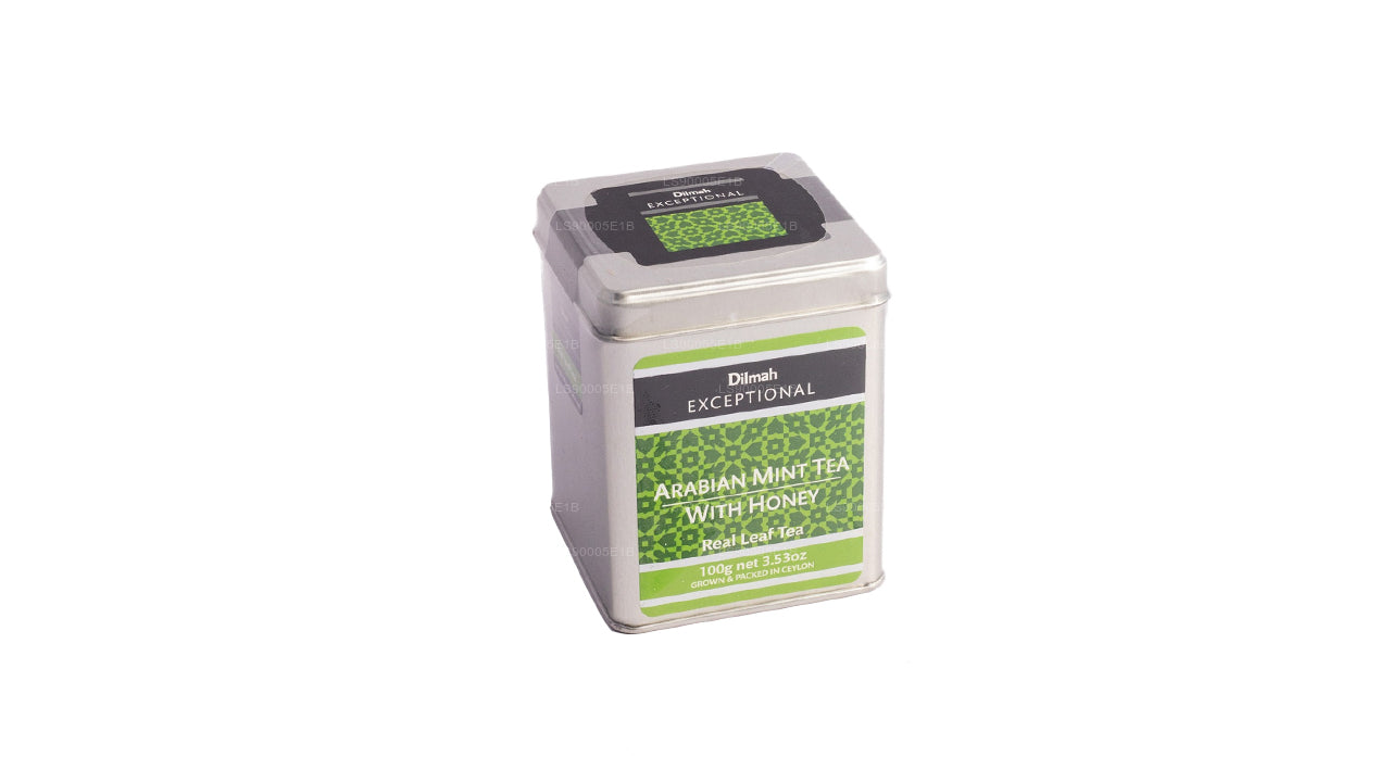 Исключительный арабский мятный чай Dilmah с медом (100 г) Tin Caddy