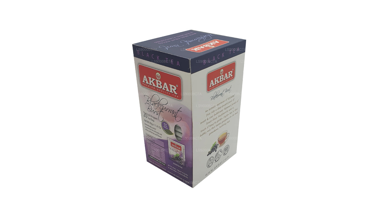Akbar Черная смородина Burst (40 г) 20 пакетиков из фольги