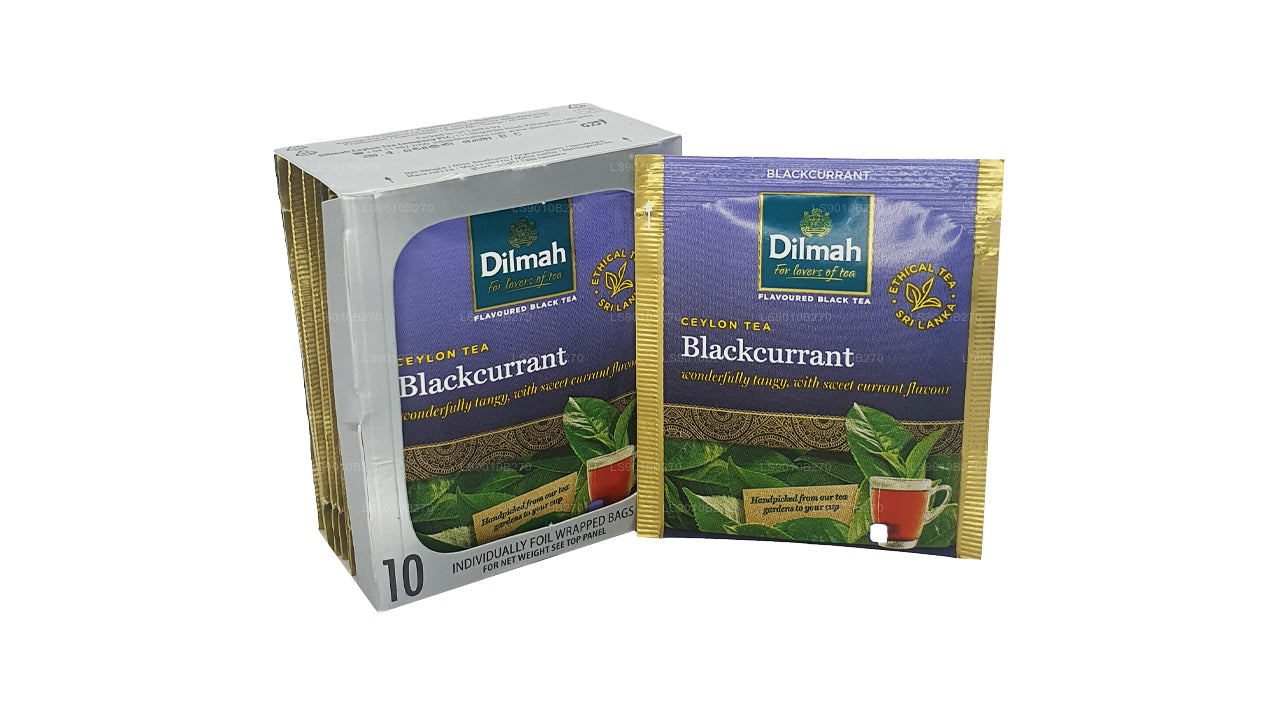 Чай Dilmah Blackcurrent (20 г) 10 пакетиков чая в индивидуальной фольге