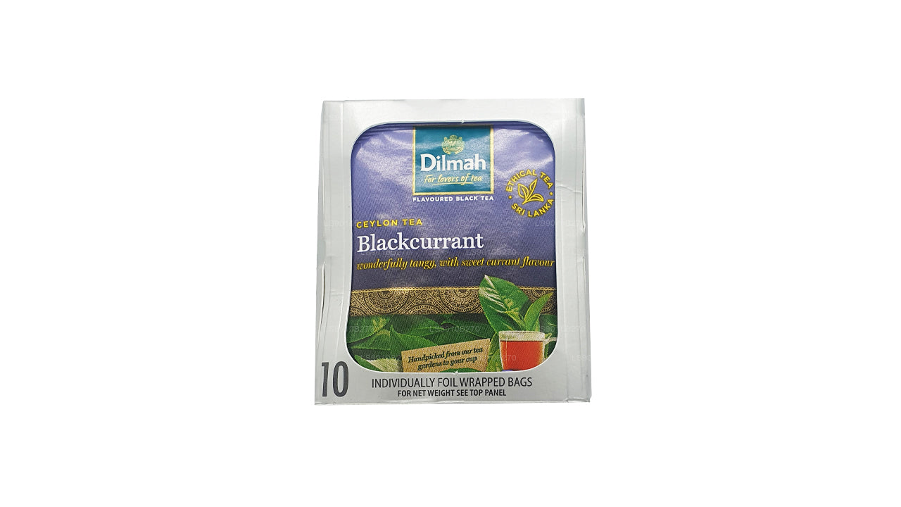 Чай Dilmah Blackcurrent (20 г) 10 пакетиков чая в индивидуальной фольге