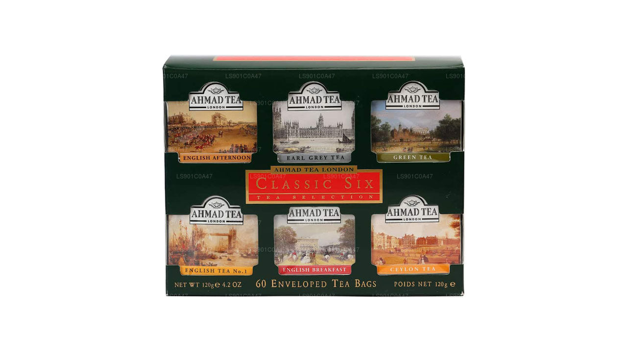 Ahmad Classic Six Tea Collection (6x10tb) 60 Paper TB (120g)