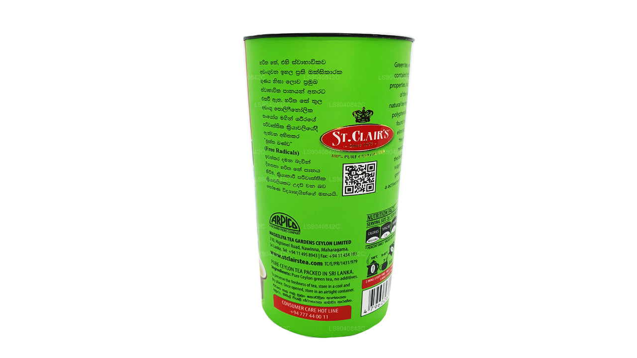 St. Clair's Pure Ceylon Large Leaf Green Tea (75g)