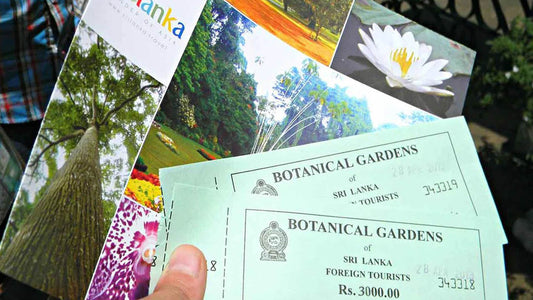 Входные билеты в ботанический сад Перадения