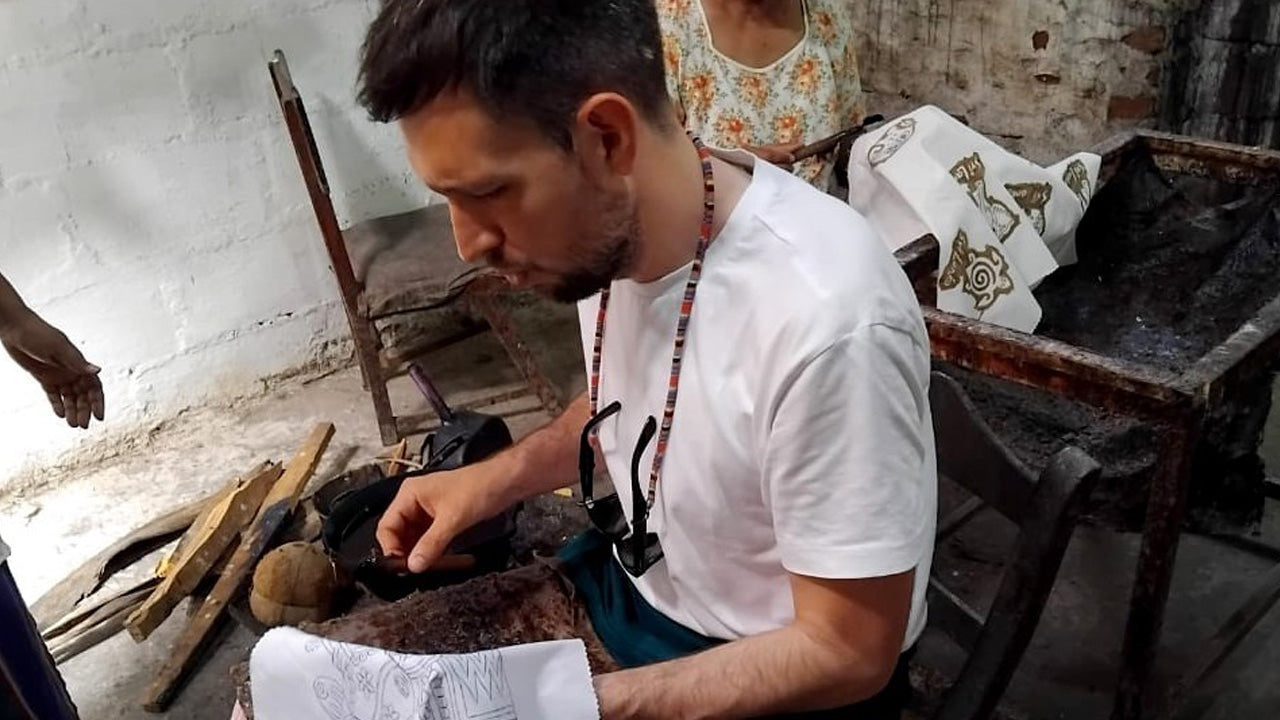 Опыт изготовления батика от Канди