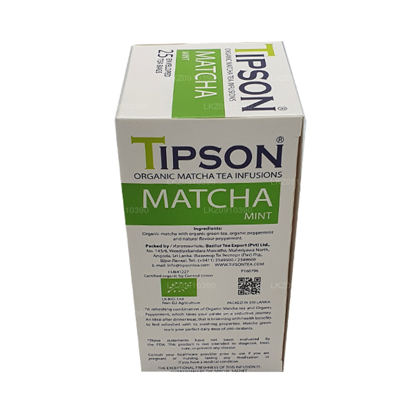Чай Tipson Органический маття и мята (37,5 г)