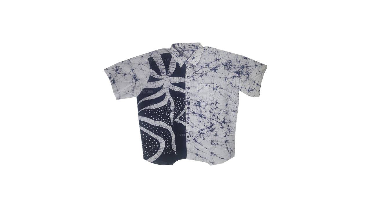 Рубашка в стиле батик «Лампура» (дизайн A505)
