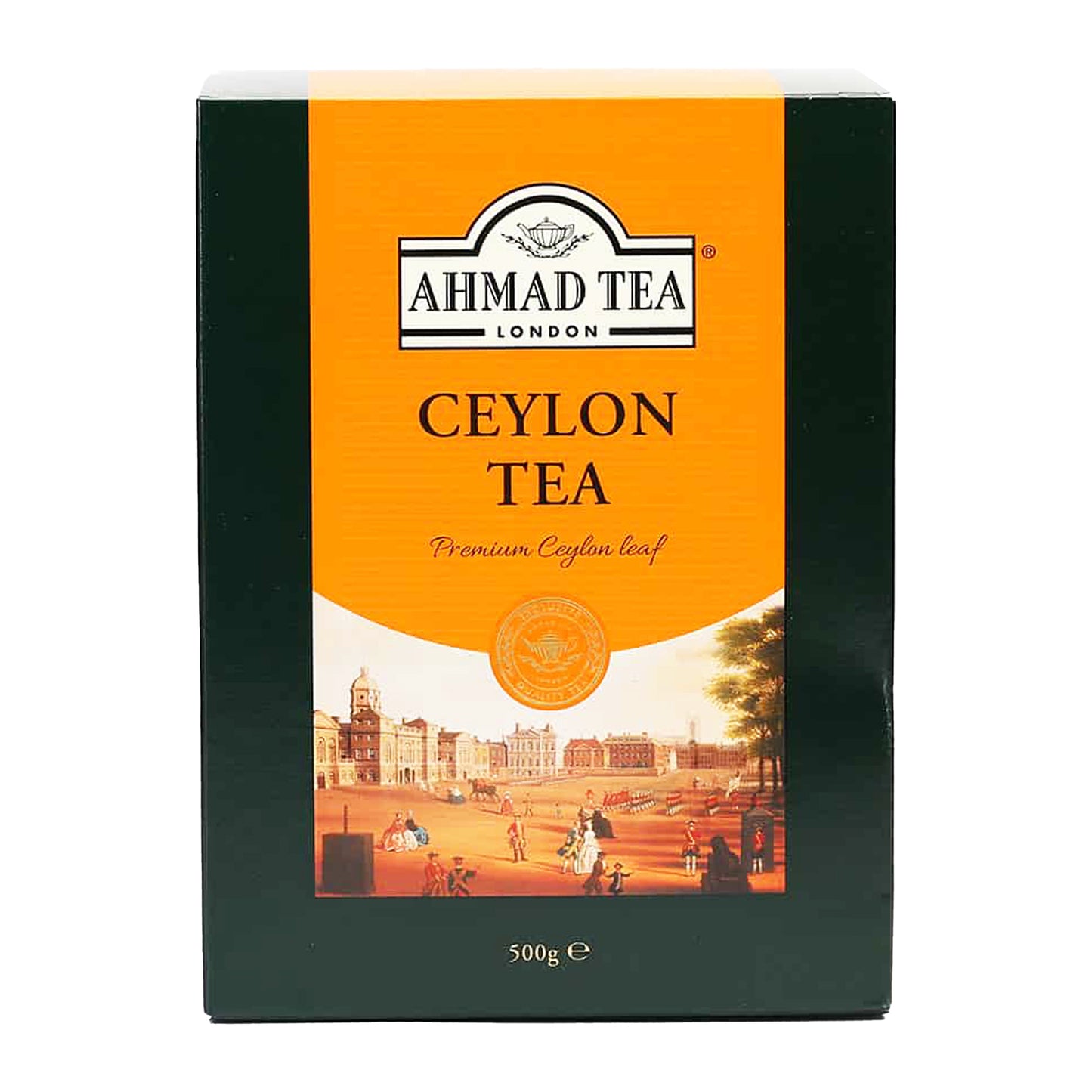 Цейлонский чай Ahmad Tea в коробке для рассыпного чая (500 г)