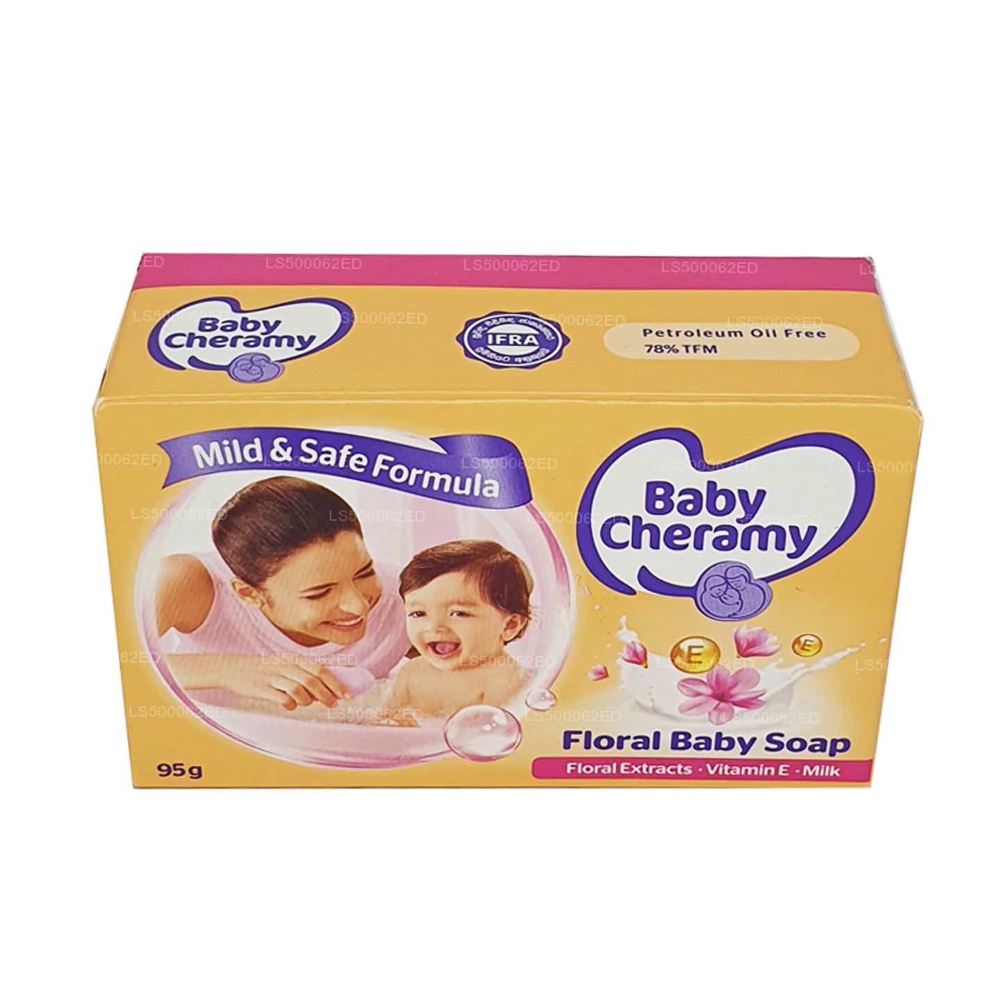 Детское мыло с цветочным рисунком Baby Cheramy (95 г)