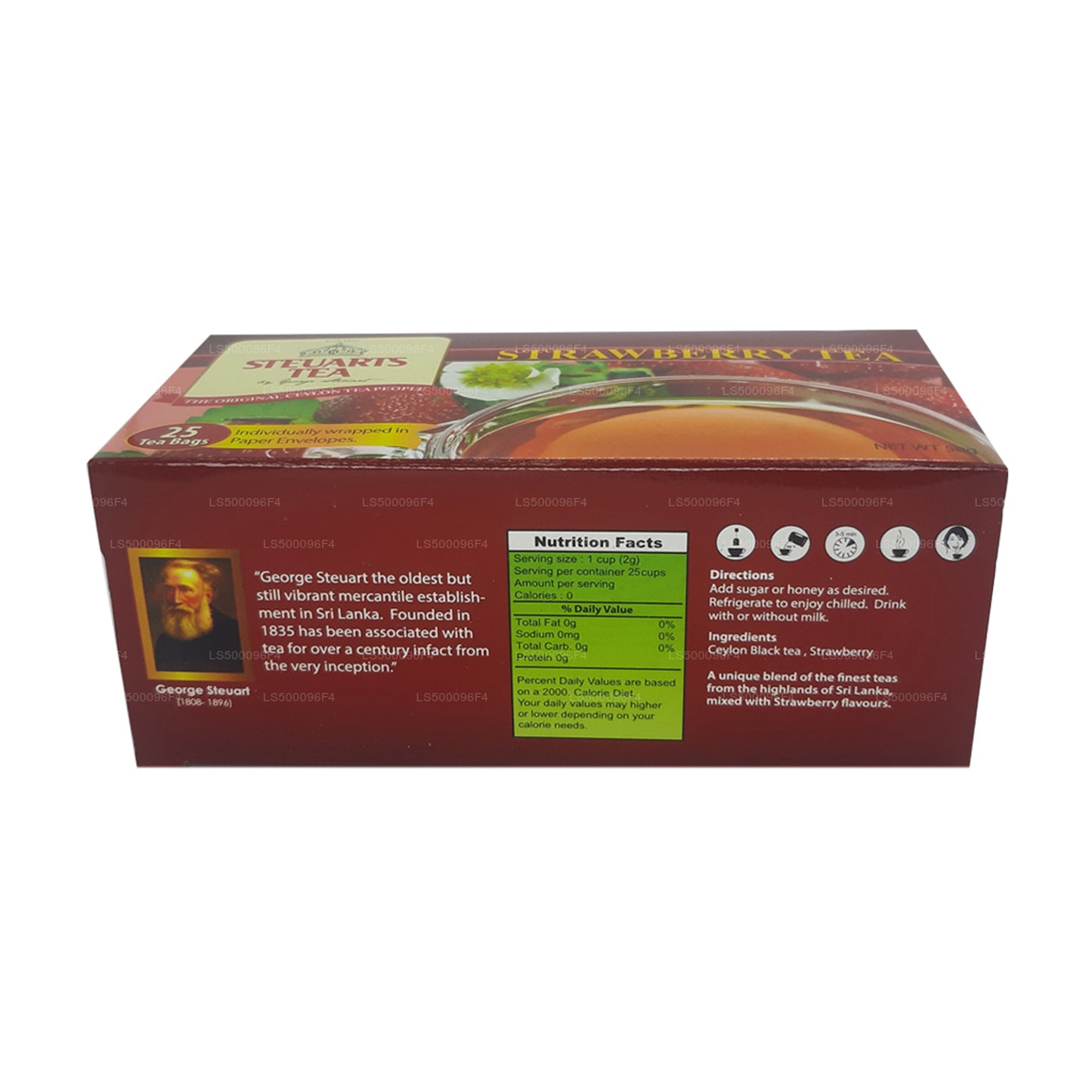 George Steuart Strawberry Tea (50g) 25 Tea Bags