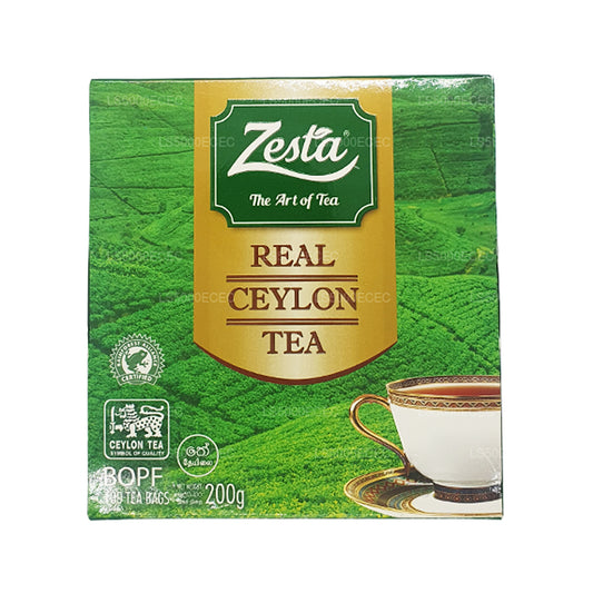 Цейлонский чай Zesta Real (200 г) 100 пакетиков