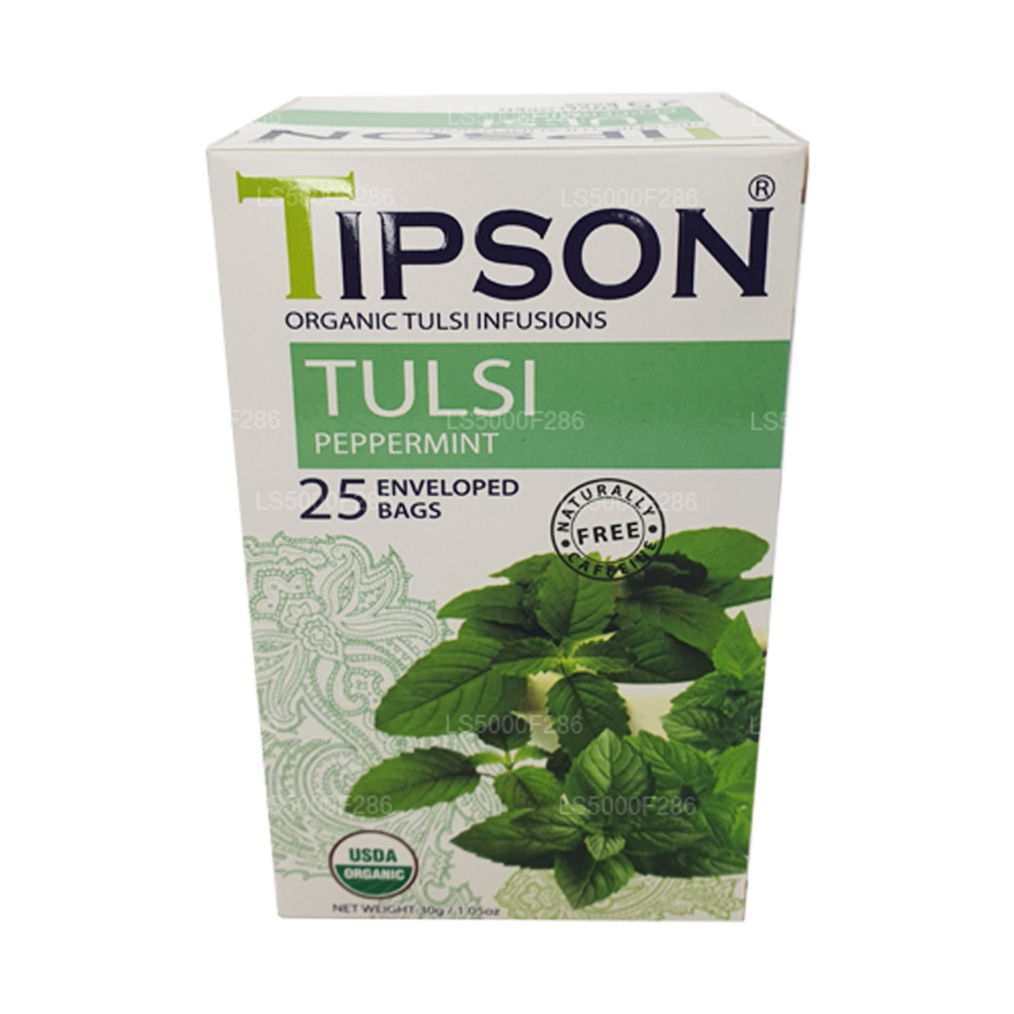 Органический чай Tipson Tulsi с мятой (30 г)