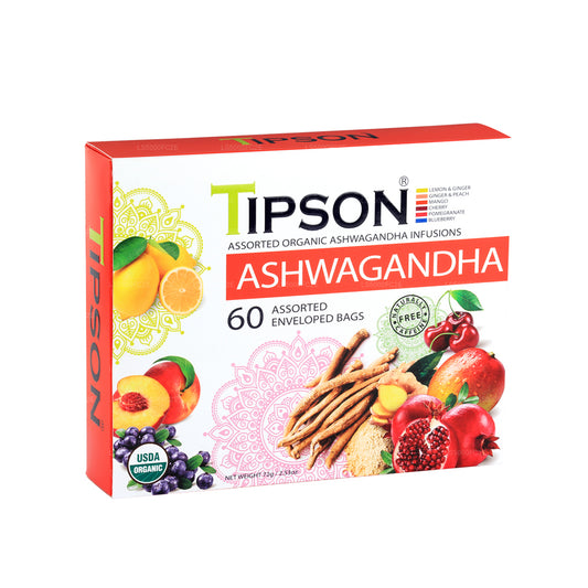 Ассорти органической ашваганды Tipson Tea (72 г)