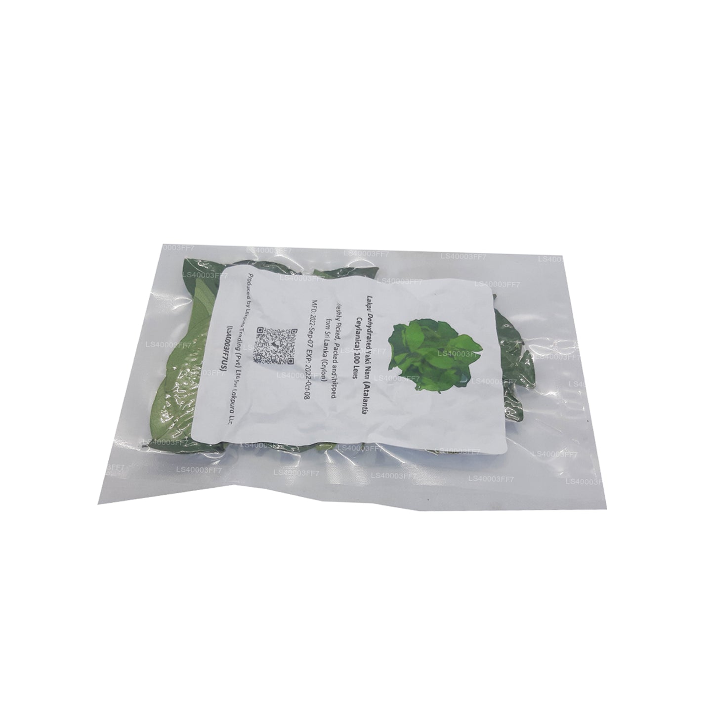 Обезвоженные листья Лакпуры Яки Наран (Atalantia Ceylanica) (100 г)