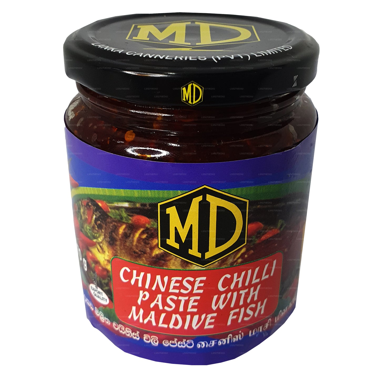 Китайская паста чили MD с мальдивской рыбой (270 г)