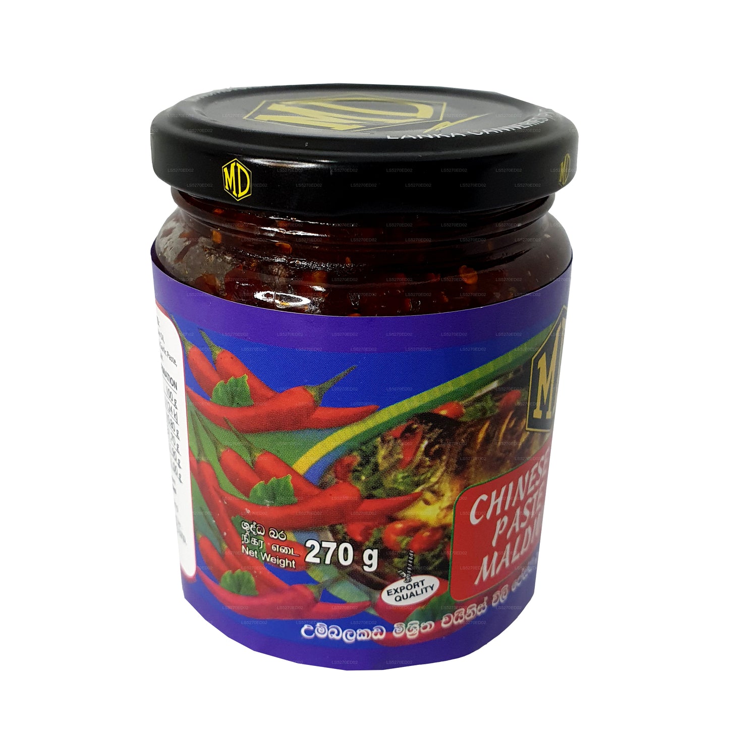 Китайская паста чили MD с мальдивской рыбой (270 г)