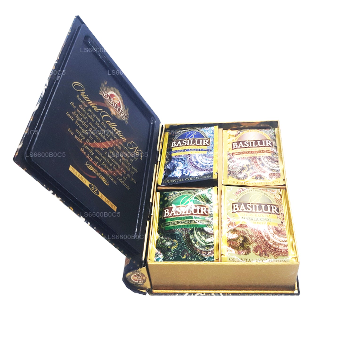 Чайная книга «Восточная коллекция Basilur», том 1 (60 г), 32 пакетика чая