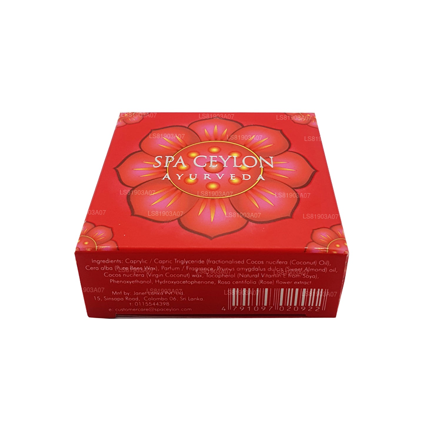 Твердый парфюм Spa «Цейлонский остров» с розой (10 г)