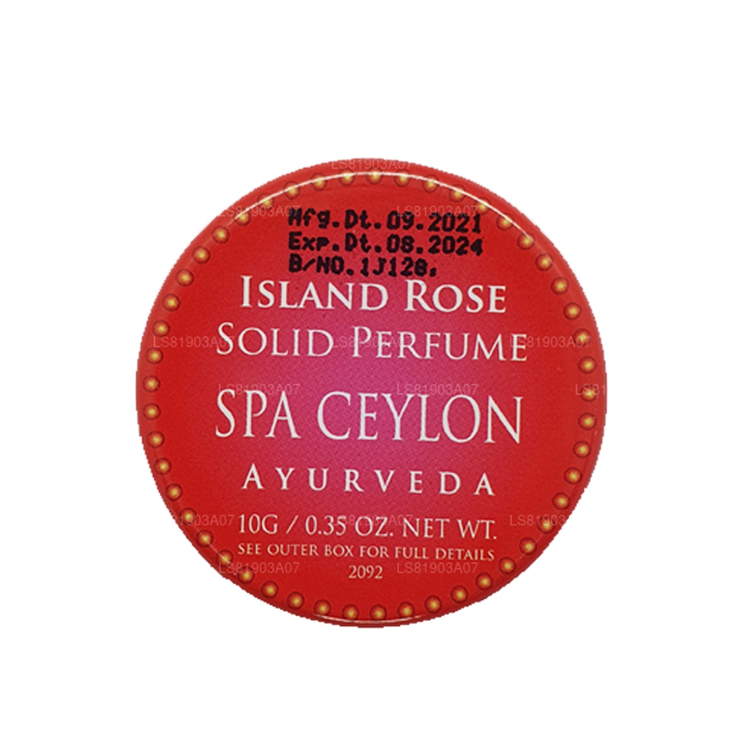 Твердый парфюм Spa «Цейлонский остров» с розой (10 г)