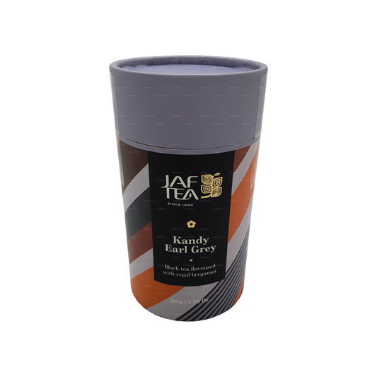 Черный чай Jaf Tea Kandy Earl Grey со вкусом королевского бергамота (50 г)