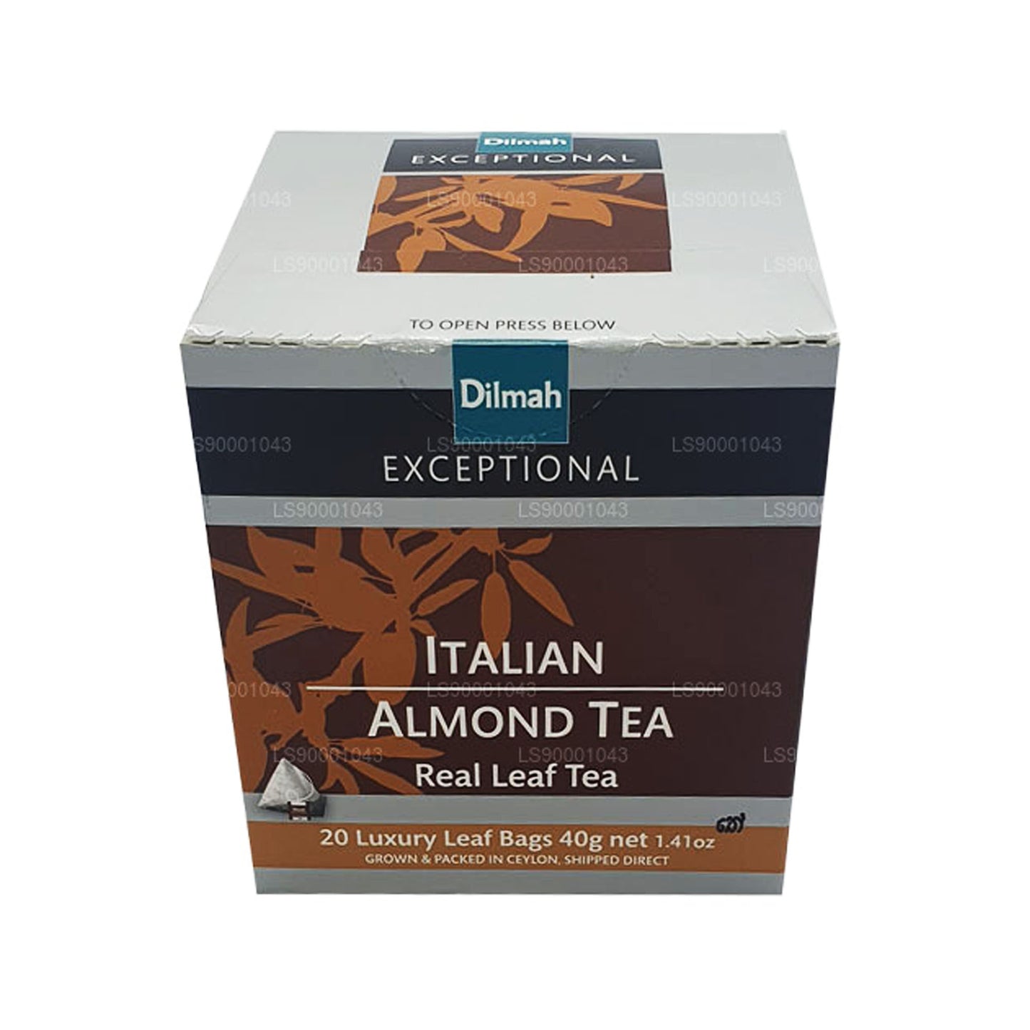 Исключительный итальянский чай с настоящими листьями миндаля Dilmah (40 г) 20 пакетиков