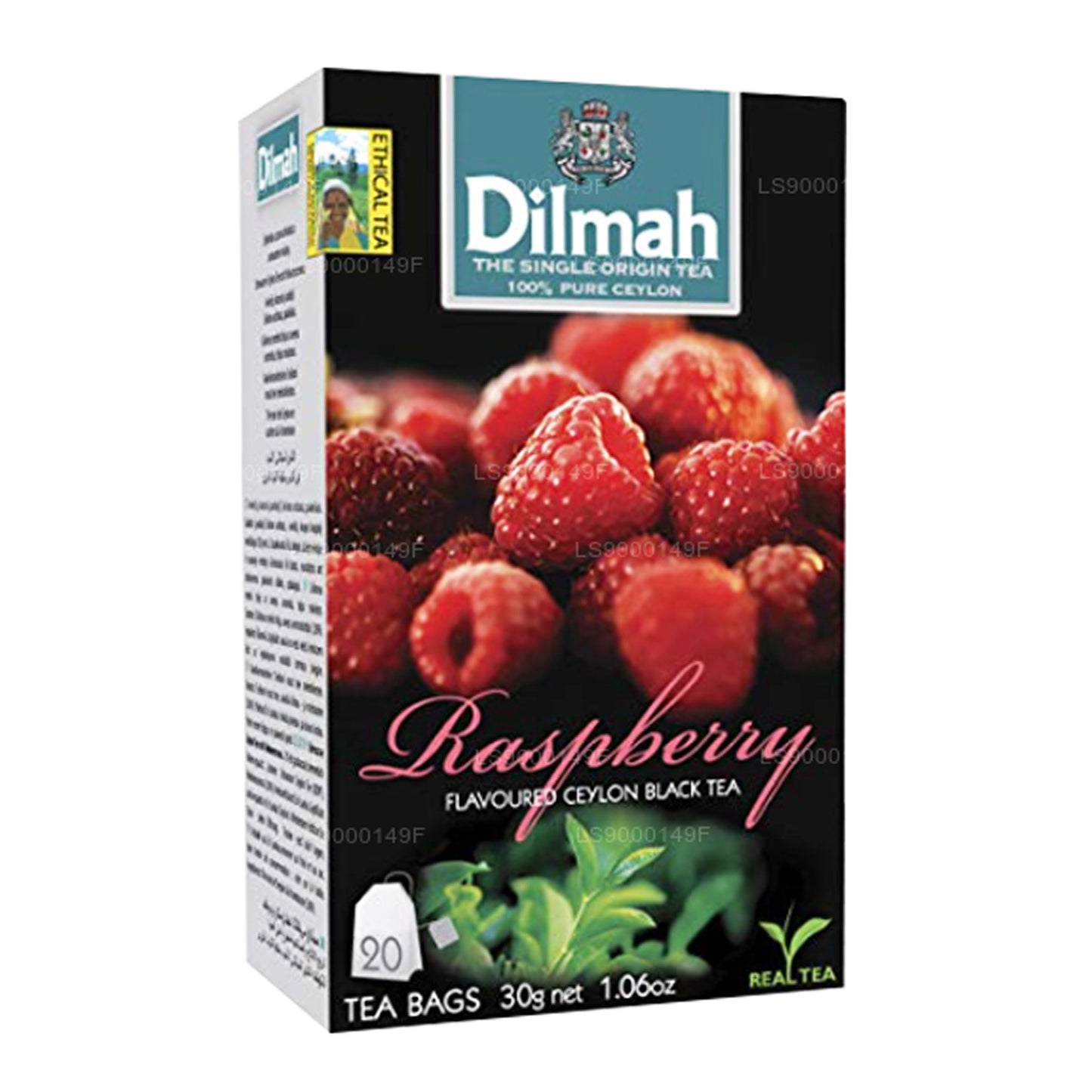 Малина Dilmah (30 г) 20 пакетиков чая