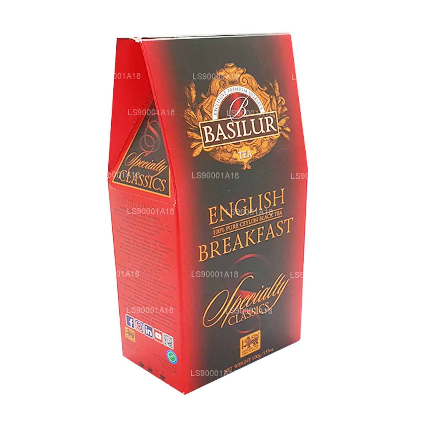 Английский завтрак Basilur Specialty Classics (100 г)