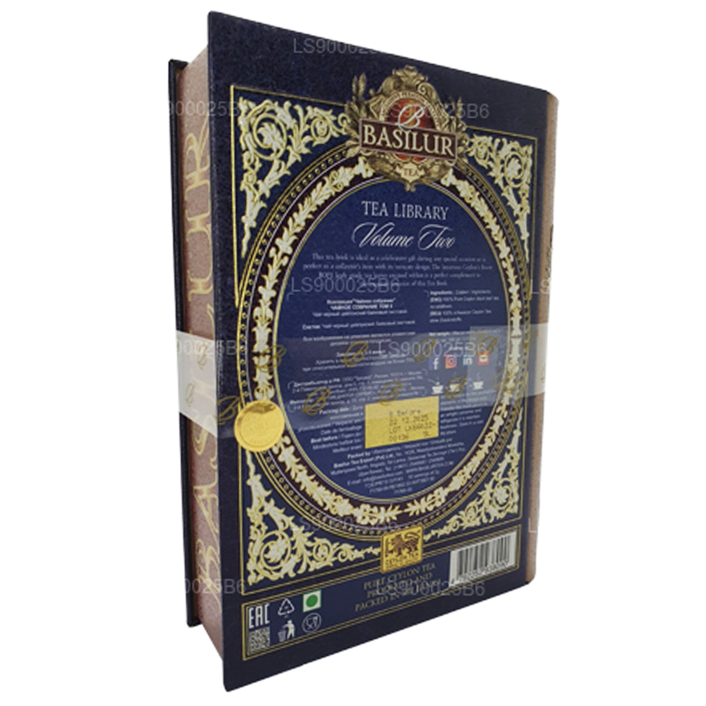 Чайная книга Basilur «Чайная библиотека, том второй» (100 г) Caddy