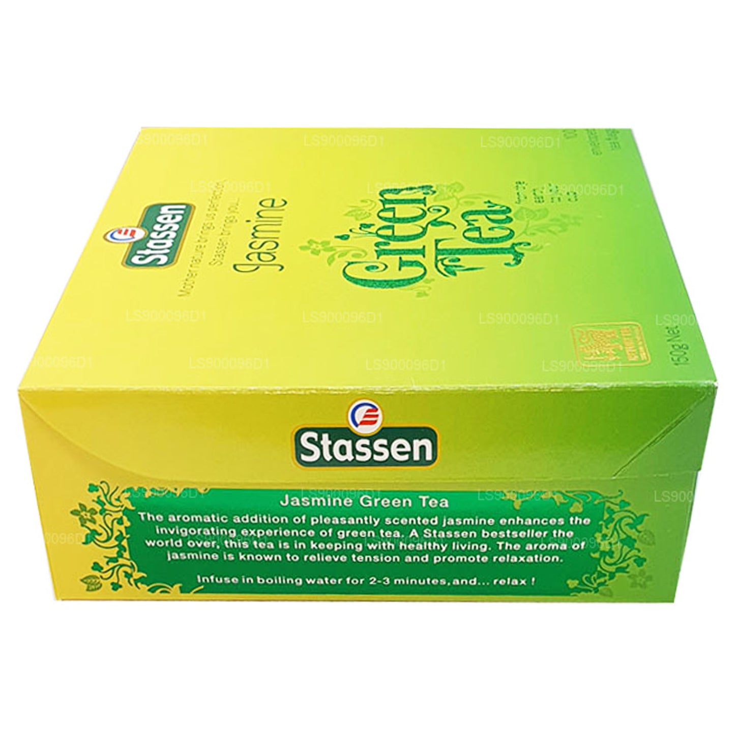 Зеленый чай Stassen с жасмином (150 г) 100 пакетиков