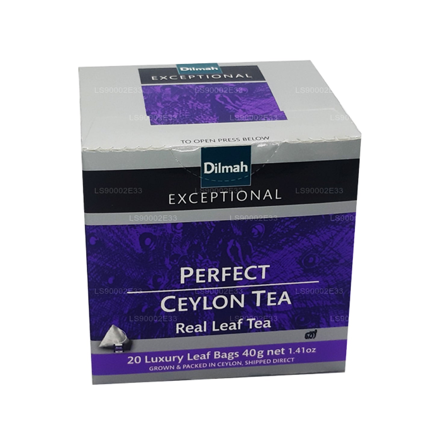Dilmah Исключительный идеальный цейлонский настоящий листовой чай (40 г) 20 пакетиков