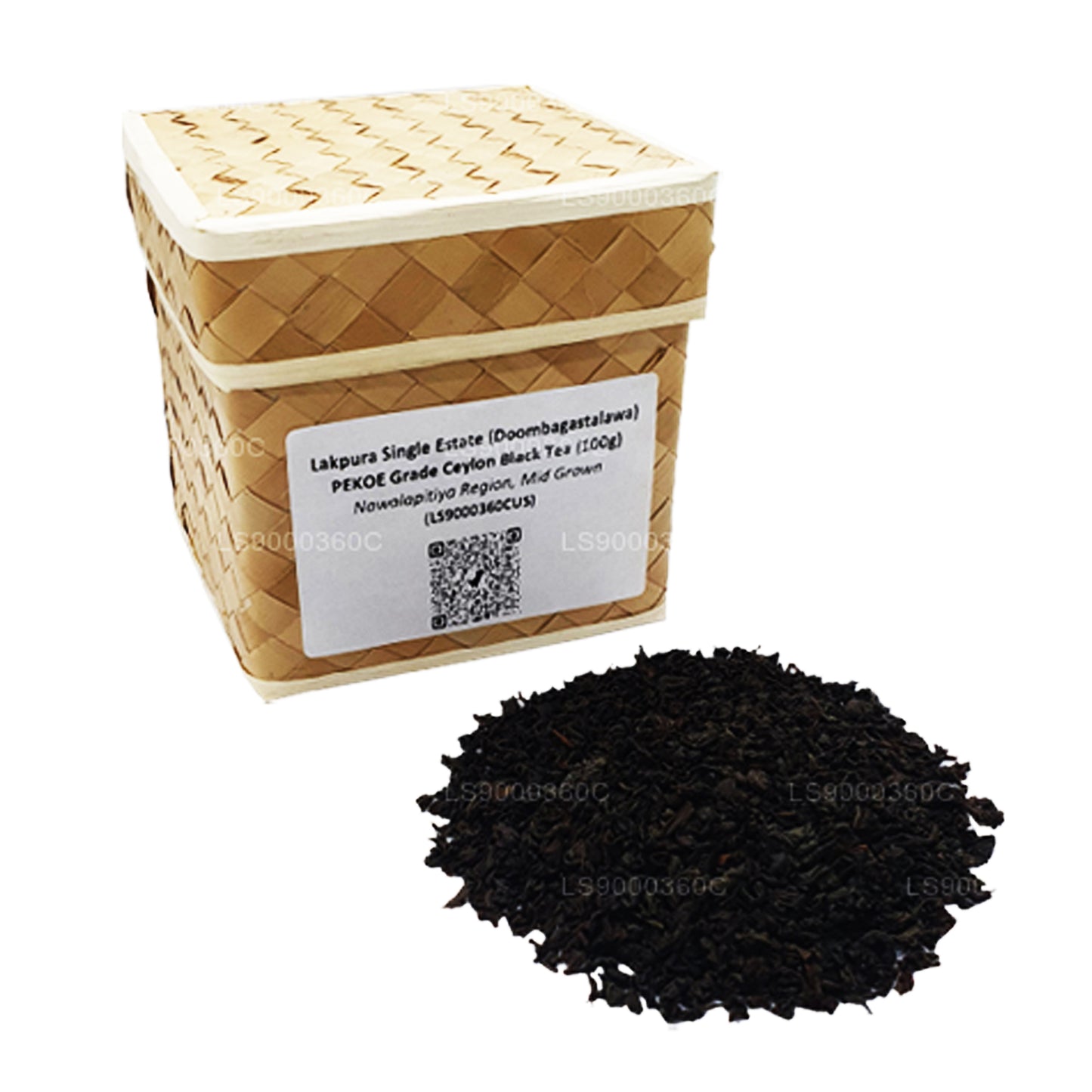 Лакпура Одиночное поместье (Думбагасталава) Цейлонский черный чай класса PEKOE (100 г)