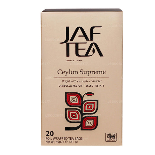 Чайный пакетик Jaf Tea Classic Gold Collection Ceylon Supreme Foil Envelop (40 г)