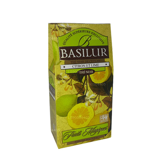 Цейлонский черный чай Basilur с лимоном и лаймом (100 г)