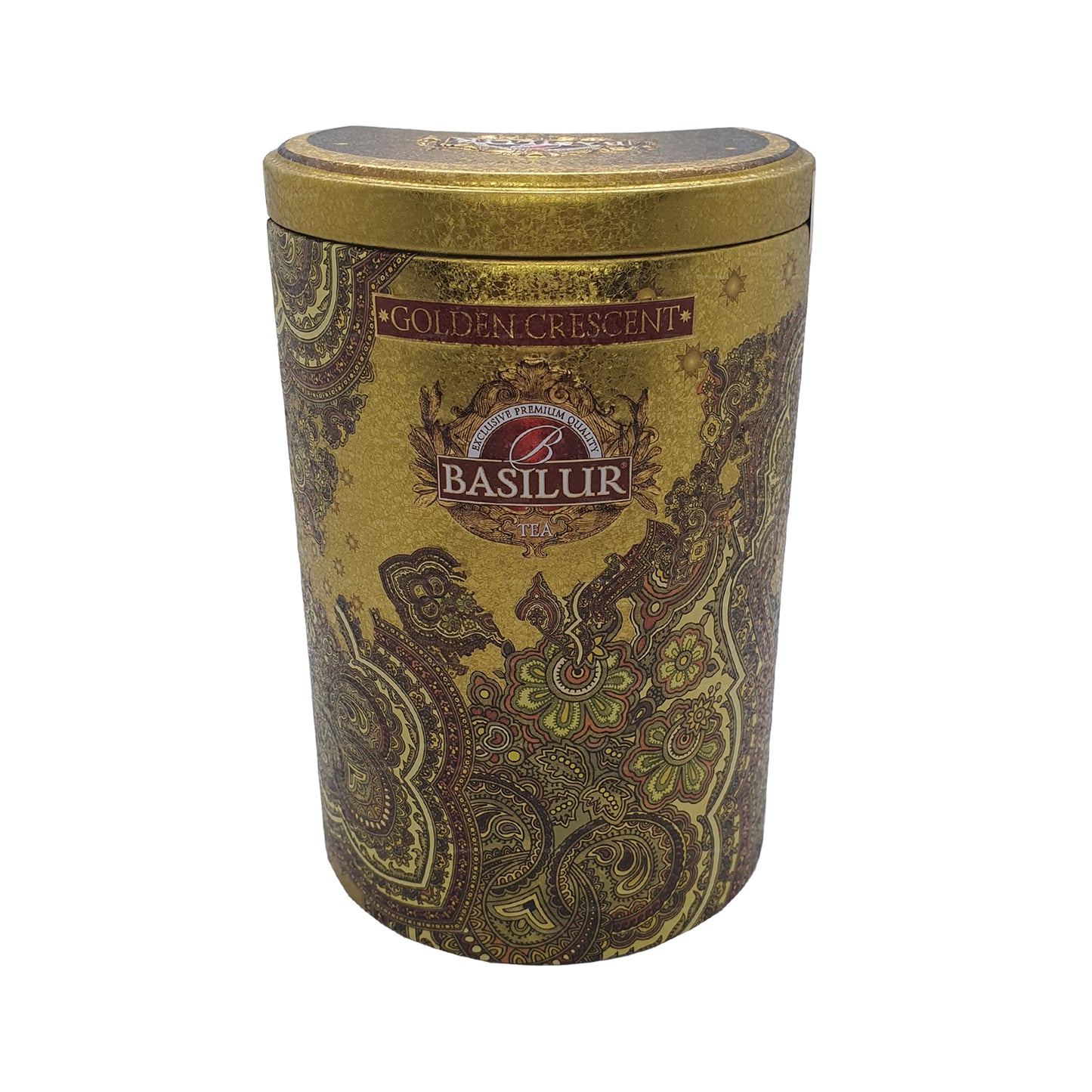 Basilur Oriental Collection Golden Crescent Tin Caddy (100g)