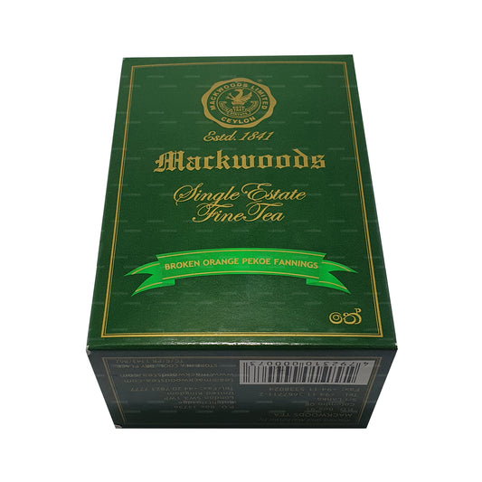 Mackwoods Single Estate Сломанный оранжевый Pekoe Fannings (BOPF) Листовой цейлонский черный чай (200 г)