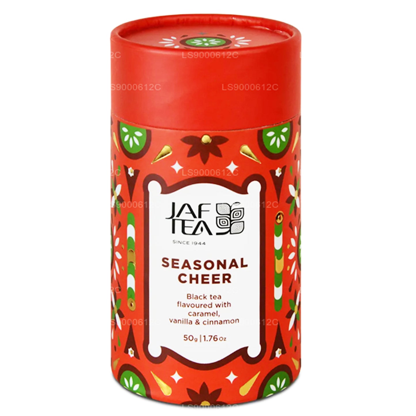 Jaf Tea Seasonal Cheer - черный чай со вкусом карамели, ванили и корицы (50 г)