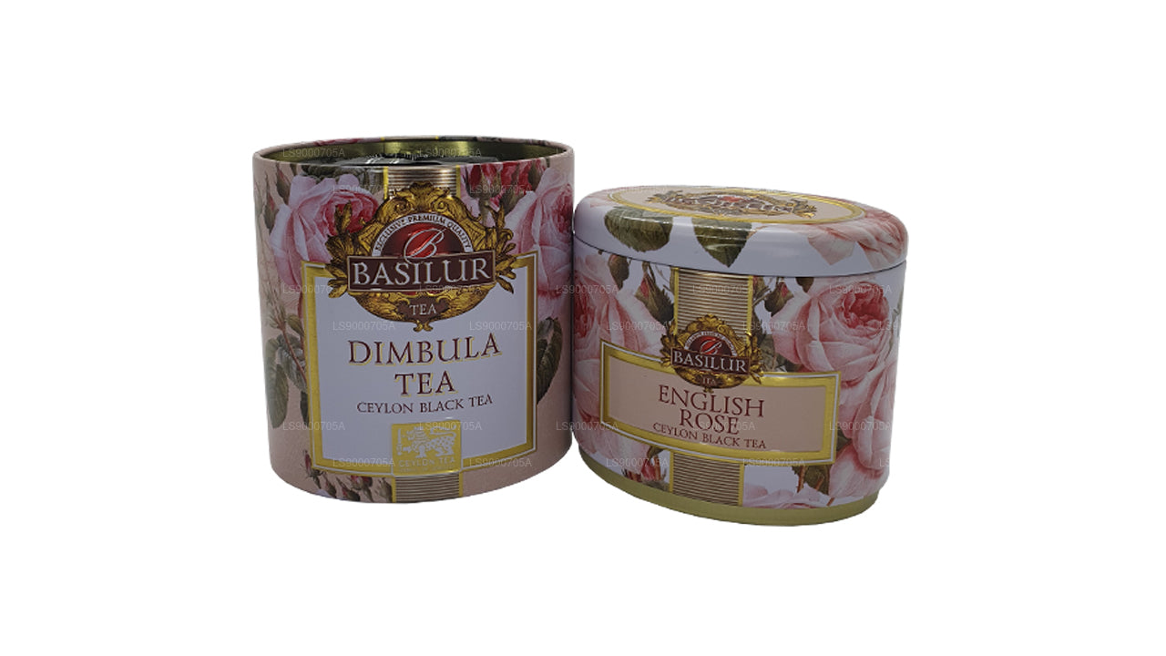 Фрукты и цветы Basilur «Английская роза» Dimbula (100 г) Caddy