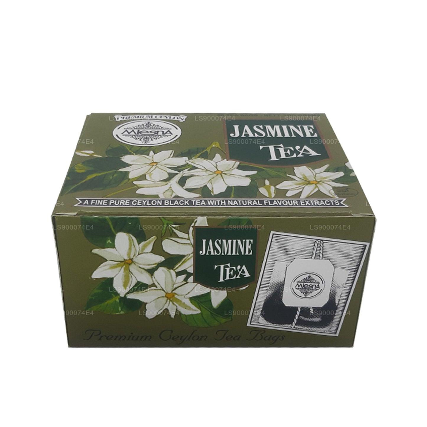 Зеленый чай с жасмином Mlesna (100 г) 50 пакетиков