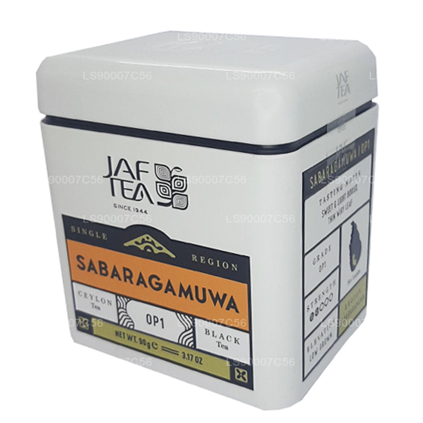Чай Jaf для одного региона, коллекция Sabaragamuwa OP1 (90 г), олово