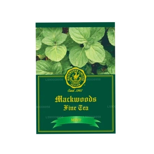 Цейлонский черный чай Mackwoods со вкусом мяты (50 г), 25 штук в пакетиках
