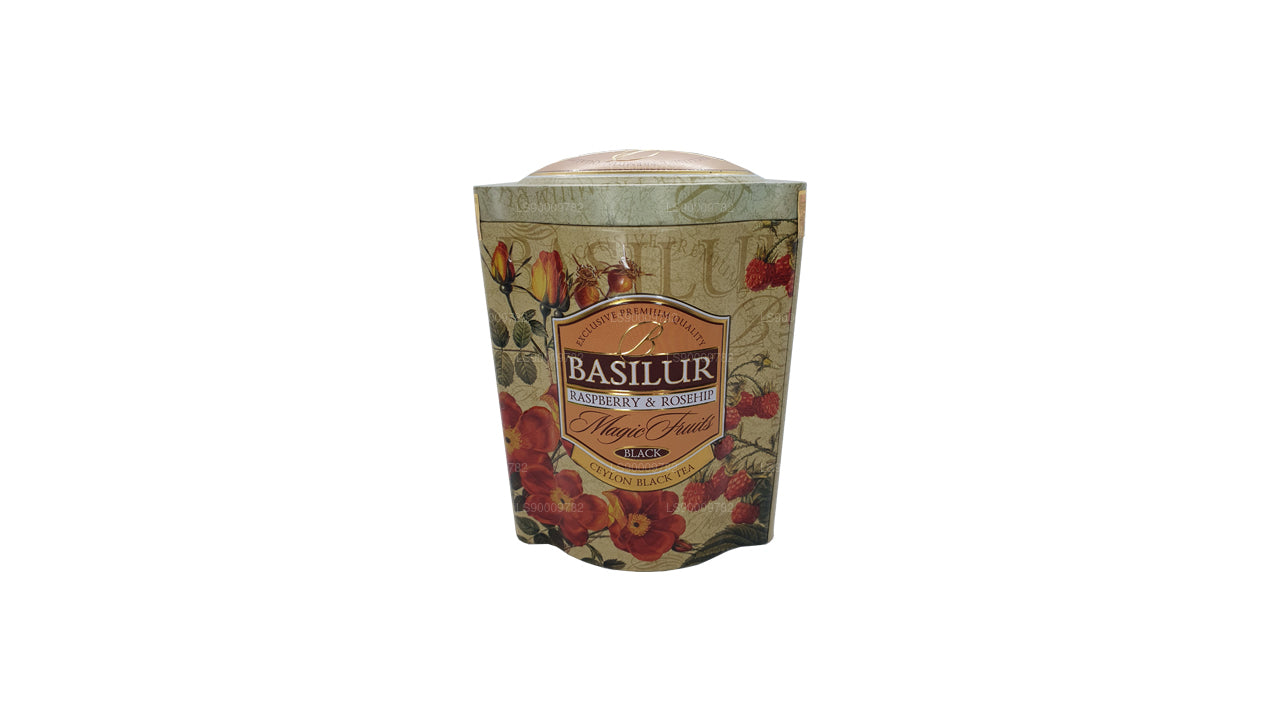 Консервная конфета Basilur Magic Fruits с малиной и шиповником (100 г)
