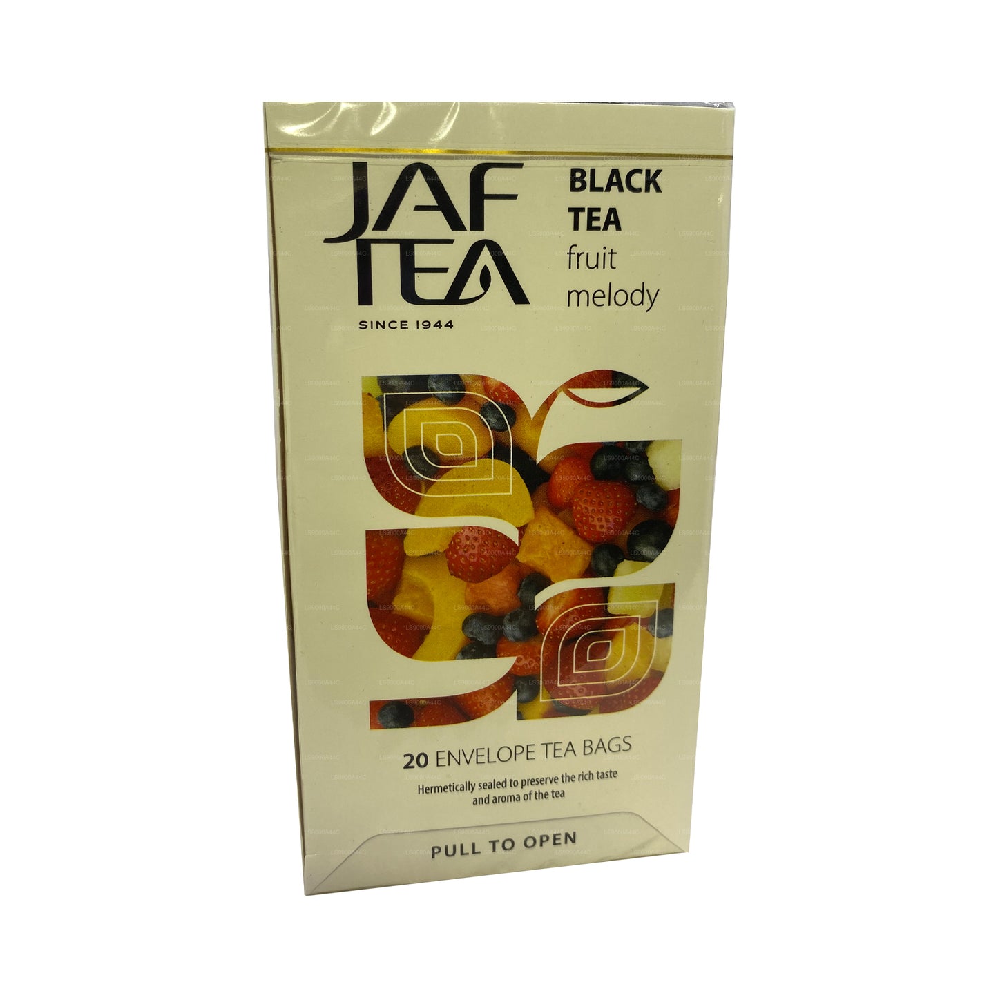 Jaf Tea Коллекция чистых фруктов Черный чай Фруктовая мелодия (30 г) 20 чайных пакетиков