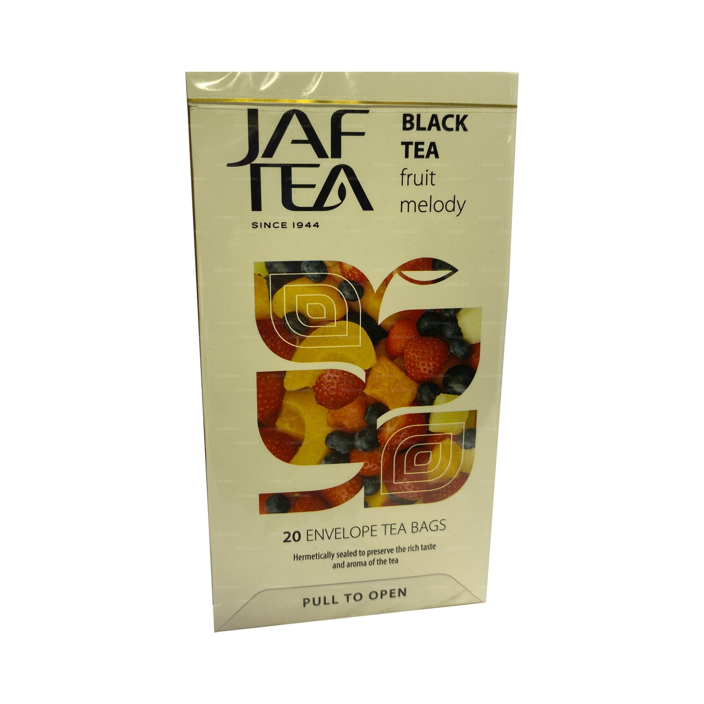 Jaf Tea Коллекция чистых фруктов Черный чай Фруктовая мелодия (30 г) 20 чайных пакетиков