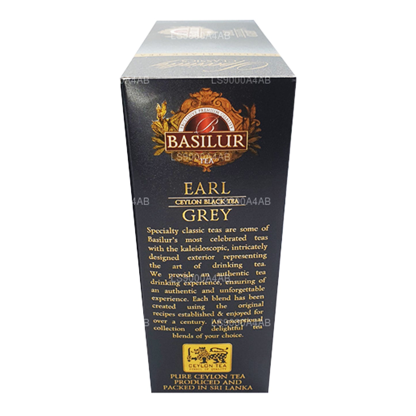 Классический цейлонский черный чай Basilur Speciality Classics Эрл Грей (200 г) 100 чайных пакетиков