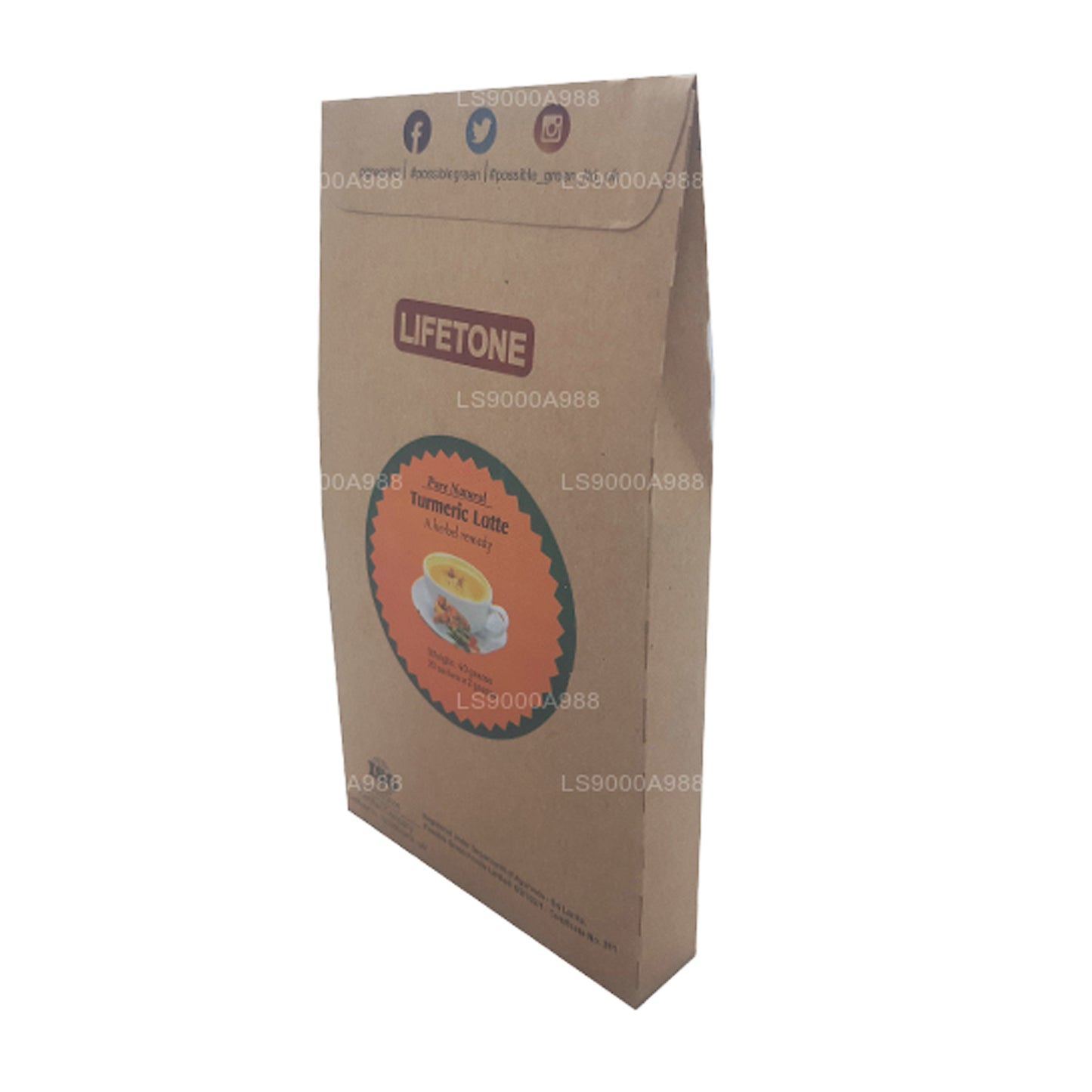 Lifetone Turmeric Latte (40g) 20 Tea bags