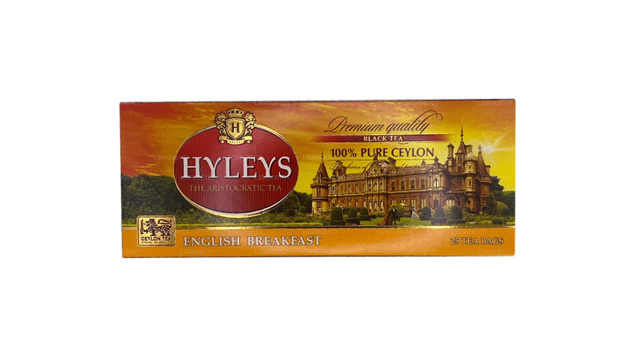 Черный английский чай для завтрака Hyleys (37,5 г) 25 пакетиков
